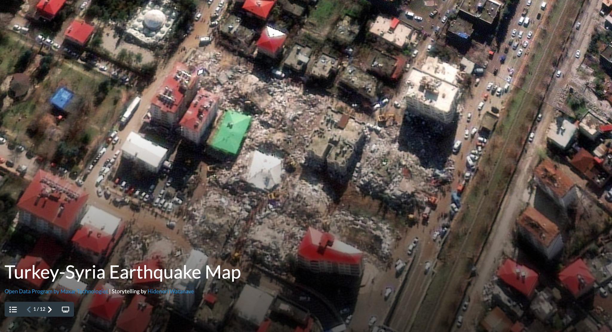 Satellite Images Map of TurkeySyria Earthquake｜トルコ・シリア地震 衛星画像マップ